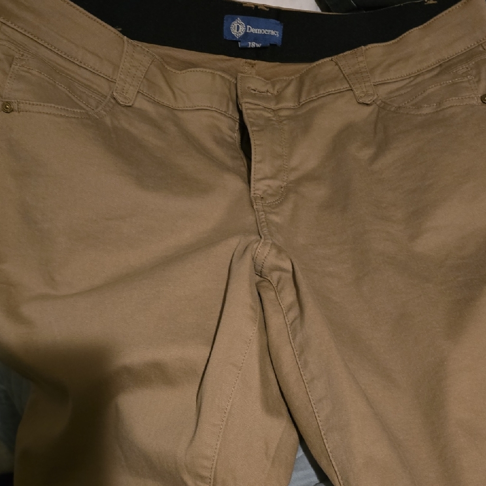 womens Khaki Chinos
